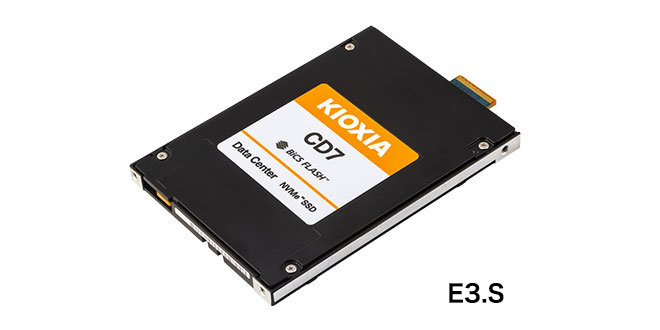 KIOXIA CD7 E3.S SSD product image