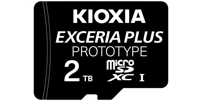 Industry’s First 2TB microSDXC Memory Card Working Prototype