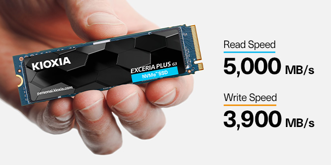 EXCERIA PLUS G3 - NVMe™ SSD | KIOXIA - Asia Pacific (English)